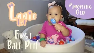 Lanie’s First Ball Pit at 9 Months!| Lanie Lot