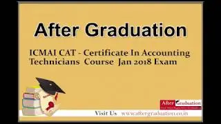 ICMAI CAT Certificate Accountant Technicians