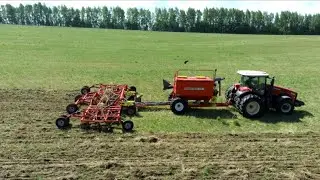 Сеем целину без вспашки. No-Till, основное преимущество. Wersatile 320 + Agrator Ancer 9800.