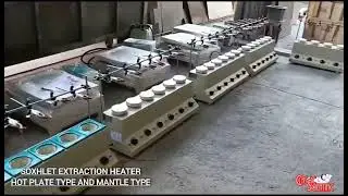 SOXHLET EXTRACTION HEATER HOT PLATE TYPE AND MANTLE TYPE #laboratory#laboratoryequipment#machine