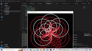 Python Tutorial | How to Create a Flower Design Using Python