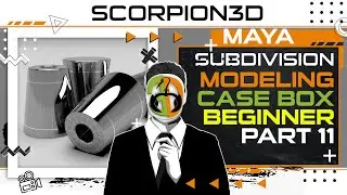 SUBDIVISION MODELING IN MAYA - CASE BOX PART 11
