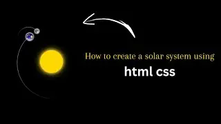How to create a Solar System Using Html and CSS || Html || CSS || @Coding__Track