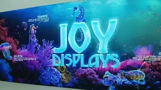 BACKLIT - 20ft x 7.4ft SEGO Modular Seamless Lightbox - Underwater Design Showcase