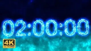 2 Hours Countdown Timer - Electric ⚡☄ [4K]