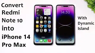 Convert Redmi Note 10 into iOS 16 | Complete Ui Setup | Install iOS 16 in Redmi Note 10/Pro/ Max