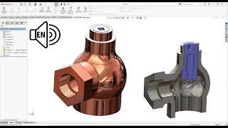 Angle Safety Valve SolidWorks 2021 Tutorial Part 1!
