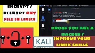 How to Encrypt or Decrypt any File or Data using linux | Easily in Hindi 2021