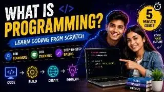 What is  Programming | Programming for beginner | Learn With Sagona Coding