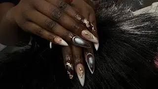 Watch me work | Acrylic removal, prep, rebalance | Cute frenchies | Cambio de uñas acrílicas French