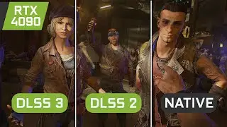 RTX 4090 - DYING LIGHT 2 - DLSS 3 vs DLSS 2 vs NATIVE Comparison - 4K Benchmark