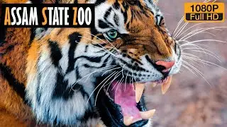 Assam State Zoo cum Botanical Garden | Tiger | Lion | Deer | Hippo | Hyena | Giraffe | Bear | Mammal