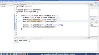 Java Tutorial For Beginners 5   Getting User Input using Java HD