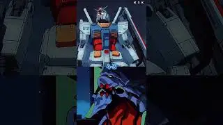 Gundam RX-78-2 VS Eva Unit-01 #gundam #neongenesisevangelion #fanvidfeed #shorts #anime