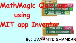 Math magic Quiz app using MIT app inventor||CCS|| coding book||class 6
