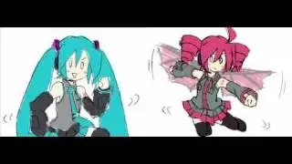 Miku and Teto's Po-Pi-Po Battle