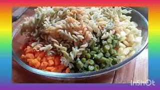NOODLE SALAD/ FAST AND CHEAP/YUMI YUMI 😋😋🇵🇪