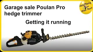 Poulan Pro hedge trimmer won't idle - carb rebuild