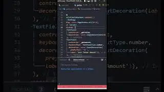 Getting User Input on Every Keystroke | Flutter Shorts 