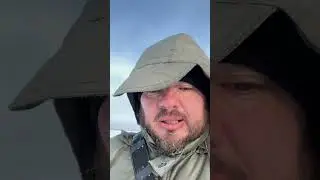 Замёрз на рыбалке, но рыбу поймал 