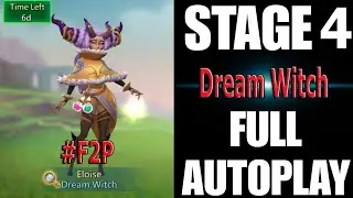 Lords Mobile Dream Witch Limited Challenge Stage 4 Auto | Saving Dreams Stage 4 Auto | March 2024