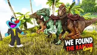 Oggy Surviving For 1000 Days From THE RAPTOR GANG | ARK: Survival Evolved ! #Ep2 .ft Oggy