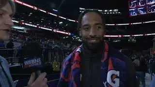 San Francisco 49ers Logan Ryan talks with WEBN's Jackson Tolliver