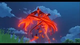 Diluc Skin Leak Red Dead of Night Effect - Genshin Impact