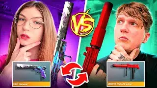 ПЕРВАЯ ДУЭЛЬ ПРОТИВ ВЕЛИ!😱 ОБМЕН СКИНАМИ🔥 Apolloniha VS Веля!