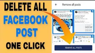 How To Delete All Facebook Posts | Remove All Posts On Facebook | Delete All Post Facebook One Click