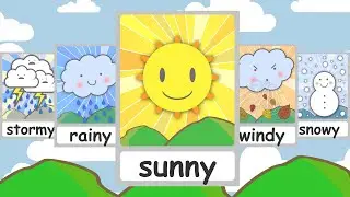 Weather Vocabulary for Kids! 