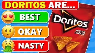 Chips Tier List | Rank Chips from Best to Trash 😍 Junk Food Quiz 🤮
