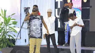 Gad Buoy in wamusyi show  performing and Tom daktari Sammy kiyoko MC.Caleb