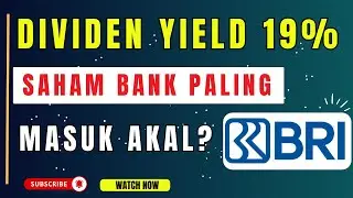 DIVIDEN YIELD 19% , INI SAHAM BIG BANK PALING MASUK AKAL