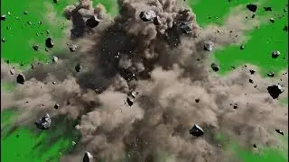 Epic Green Screen Dust Cloud: Powerful VFX for Action & Impact Scenes
