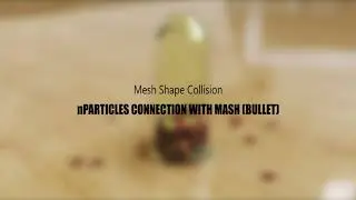 Maya nParticles Collision Shape with Mash (BULLET)