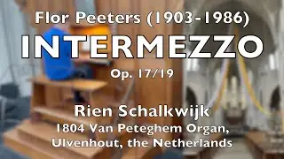 A One Minute Flor Peeters (1903-1986) composition: INTERMEZZO | Op. 17/19 | By Rien
