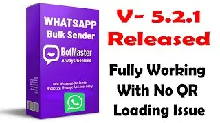 BotMaster 5.0.2.1 Available Solve Now QR Code CALL 919953901841 