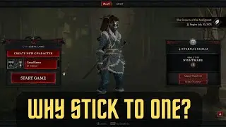 Why Stick to One: The Advantages of Not Creating Multiple Characters per Season in Diablo 4