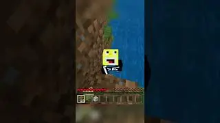 Minecraft Dar TREBUIE SA STAU NUMAI IN APA!! #shorts