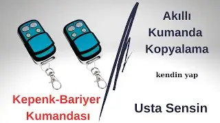 Akıllı kumanda kopyalama |bariyer-kepenk kumandası kopyalama nasıl yapılır