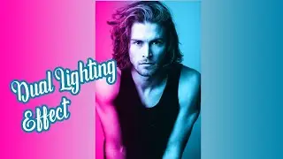 Dual Color Lighting Effect In Photoshop 2020