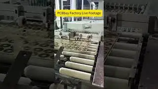 Automatic PCB Solder Mask Grinding #pcbfactory #pcb