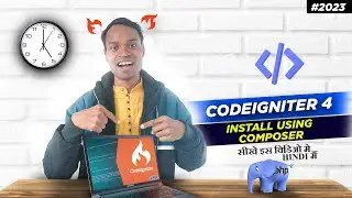 Codeigniter4 Expert Series : Codeigniter4 with composer | How to install codeigniter 4 in xampp