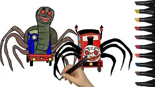 THOMAS THE TANK ENGINE EXE and CHO CHO CHARLES | Try￼ to Draw