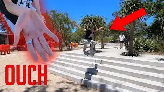 How Not to Ollie A Stair Set