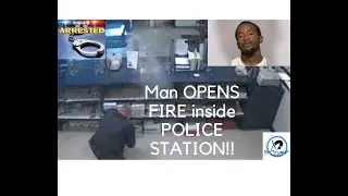 Man opens fire inside police station 16 hours after his friend dies in police custody!!!! Policing?