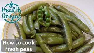 How to cook fresh peas in pod