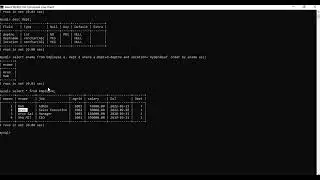 JDBC program to join two tables and print results
