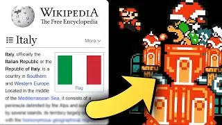I combined Mario Maker with Wikipedia. I got lost in Italy.